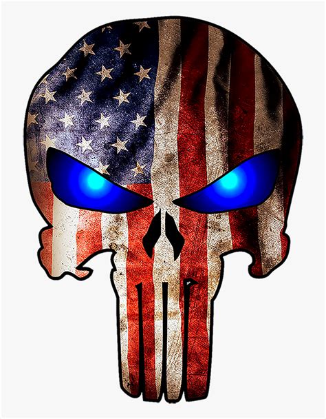 American Flag Punisher Logo