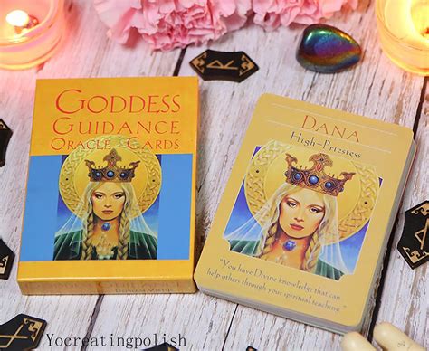 Goddess Guidance Oracle Cards A 44 Card Deck Guidebook Pdf Etsy