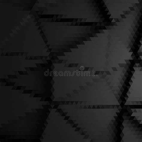 Black Triangle Background Geometric Pattern Eps 10 Stock Vector