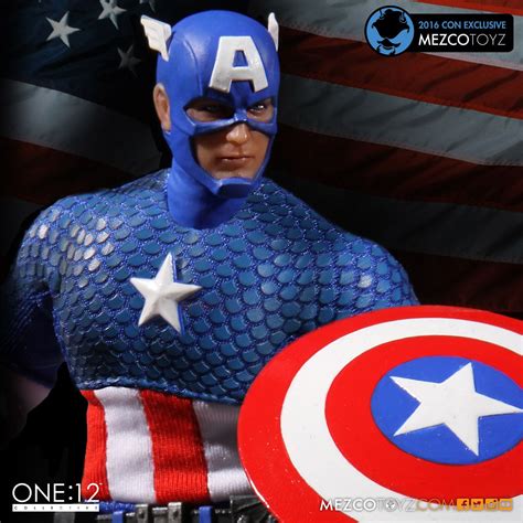 Mezco One12 Collective Exclusive Captain America Figures Marvel Toy