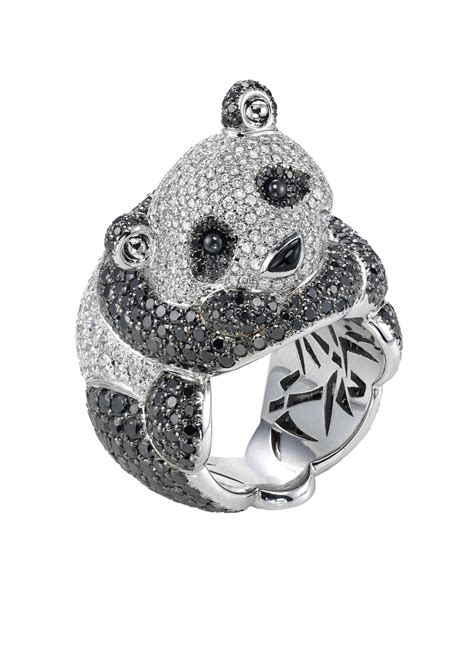 Chopard Diamond Panda Ring I Love Jewelry High Jewelry Jewelry Design
