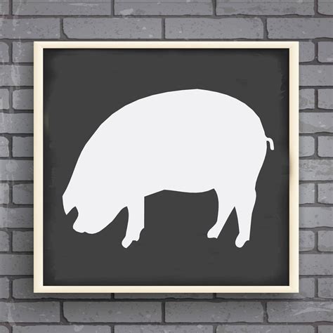 Pig Stencil Reusable Stencil Available In 5 Sizes Create Etsy