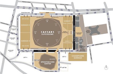 Caesars Superdome Seating Chart With Rows And Seat Numbers Tickets