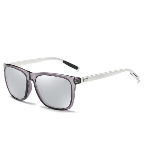 Roshari A37 Polarized Sunglasses For Men And Women Classic Square Sun Glasses Uv400 Mirror