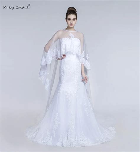 Ruby Bridal New Arrival Lace Appliques Two Pieces Gowns Elegant Wedding