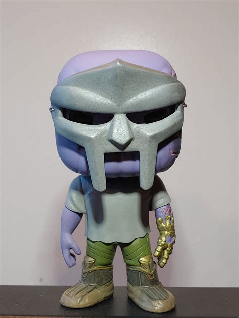 Silver Doomify Your Funkos Mf Doom Mask With Elastic Strap Etsy