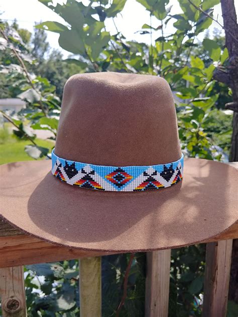 Pin By Dean Couchie Beadwork On Native American Beadwork Beaded Hat