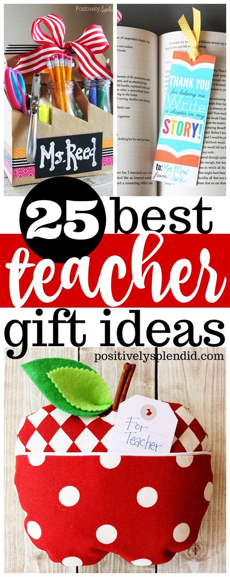 This List Of The 25 BEST Teacher Gift Ideas Is Brimming With Handmade
