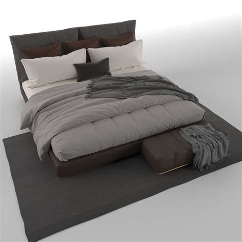 Free 3D Model BED FREE 3D MAX 2017 TurboSquid 1826916