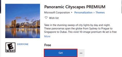 Panoramic Cityscapes Premium Windows 10 Theme Download