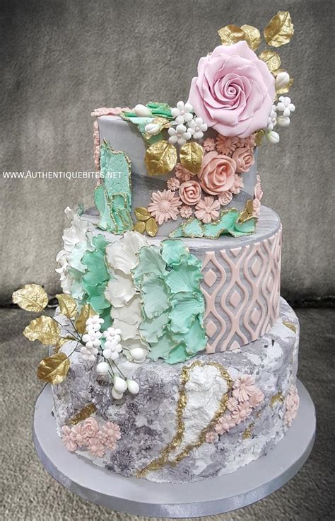 Vintage Wedding Cake Decorated Cake By Authentique CakesDecor