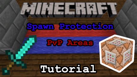 Minecraft Spawn Protection And Pvp Areas Command Block Tutorial Xbox