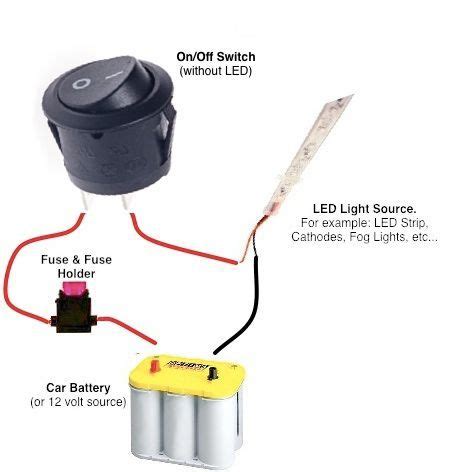 12v power is drawn from the 12v battery bank and gets distributed through the 12v busbars (victron lynx distributor, in this diagram) to the major components in notice that in this diagram the negative terminal of the switch is not connected which means the little led light in the switch will not be active. 12v Led Strip Light Wiring Diagram