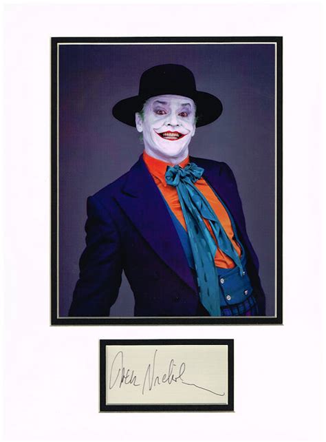 Jack Nicholson Autograph Signed The Joker