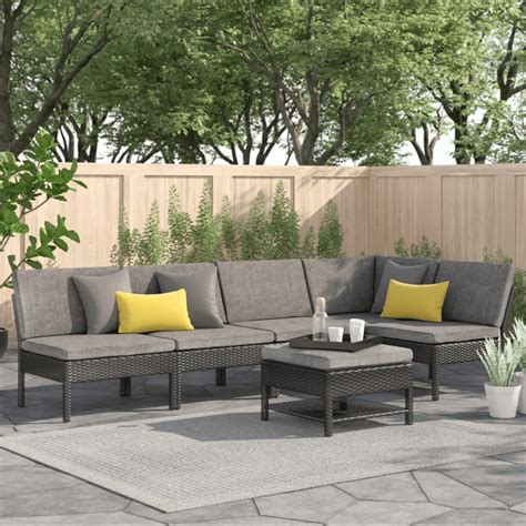 Baner Garden Outdoor Furniture Complete Patio Pe Wicker Rattan Garden