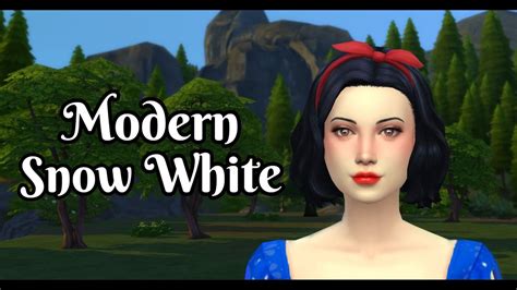 Modern Snow White Sims 4 Create A Sim Youtube