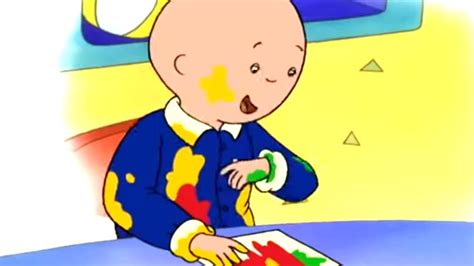 Caillou Goes To School Caillou Cartoon Youtube