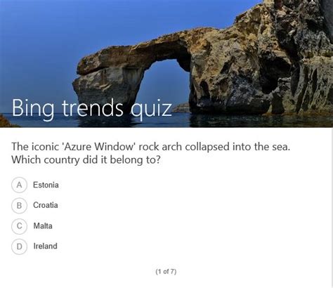 Think You Know The Answer Find Out Right Here With Bing Trends Quiz