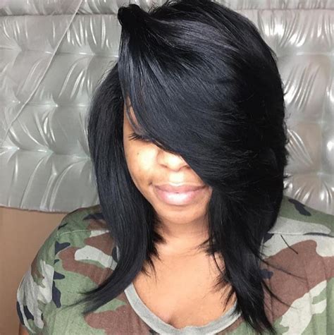 Clipping, braiding, bonding, and tracking are a few common methods used for styling this hairdo. How to Achieve a Banging Bob with a Quick Weave - Voice of ...