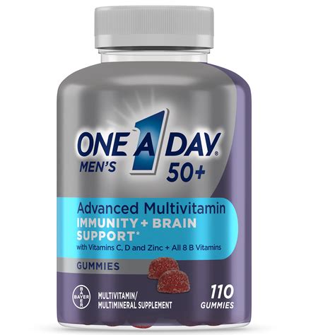 One A Day Mens 50 Advanced Multivitamin With Brain Support Shop