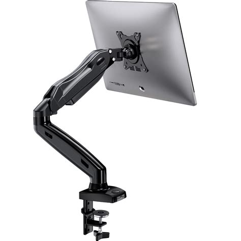 Amazon Basics Single Monitor Stand Lift Engine Arm Mount Black