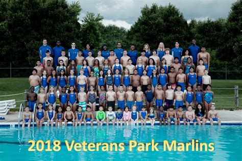 Veterans Park Swim Team Historical Team Photos