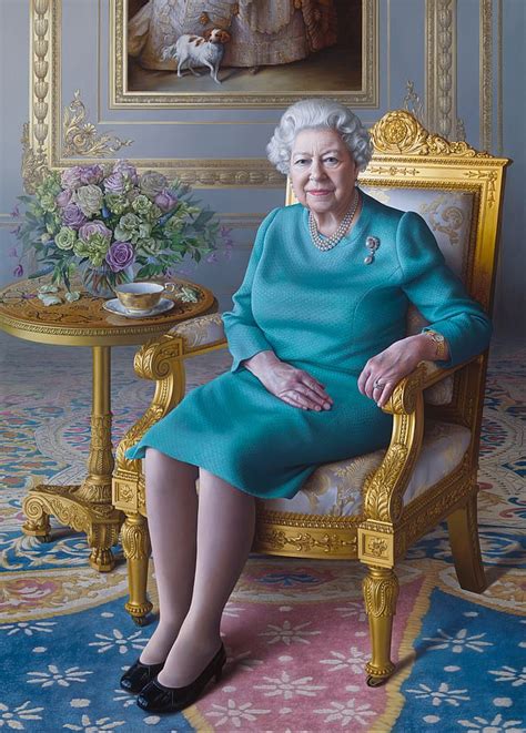 New Portrait Of Her Majesty The Queen Just Unveiled At The Foreign And