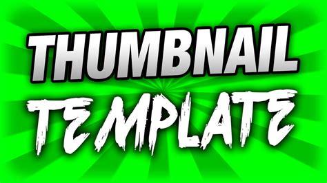 Thumbnail Template By Ace Gaming On Deviantart