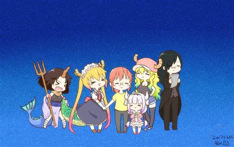 Kobayashi San Chi No Maid Dragon Personajes De Anime Wallpaper De