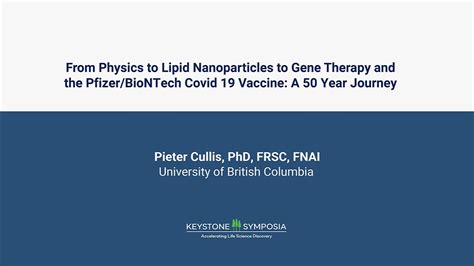 Scitalk From Physics To Lipid Nanoparticles To Gene Therapy Youtube