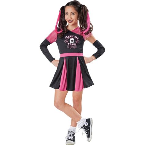 Gothic Cheerleader Child Halloween Costume