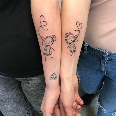 1001 Ideas Sobre Diseños De Tatuajes Para Hermanas Tatuajes A Juego
