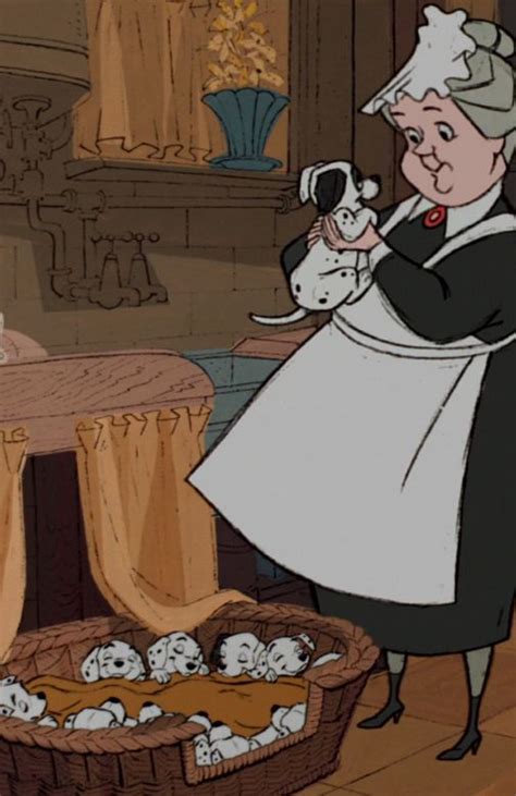 the puppies and nanny ~ 101 dalmatians 1961 i named my favorite stuff bear after nanny