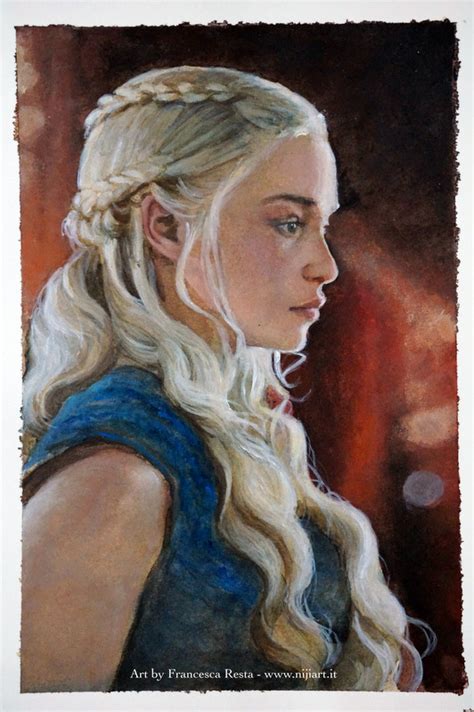 Daenerys Portrait By Niji707 On Deviantart
