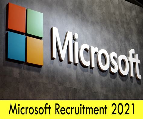 Apply For Microsoft Recruitment 2021, Careers & Job Vacancies (7 Positions)