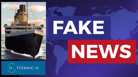 Titanic Ii Fake News Youtube