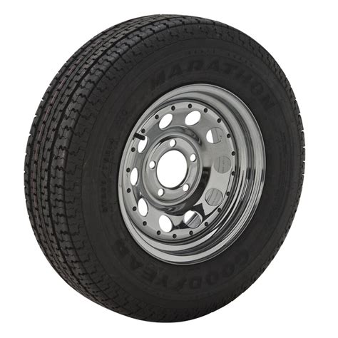 Check out the trailer tires available below. Goodyear Marathon 205/75 R 15 Radial Trailer Tire, 5-Lug ...