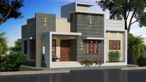 750 Sq Ft 2bhk Single Floor Contemporary Style House And Plan Home