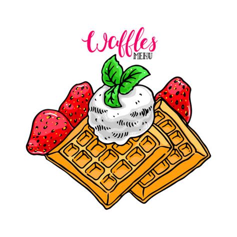 Best Waffle Stack Illustrations Royalty Free Vector Graphics And Clip