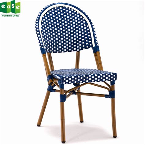 Blue French Outdoor Bistro Cafe Restaurant Chair Buy Wooden Cafe Chairwooden Restaurant