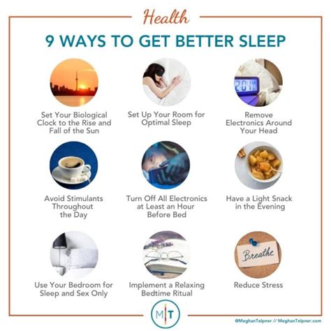 10 Ways To Get Better Sleep Meghan Telpner