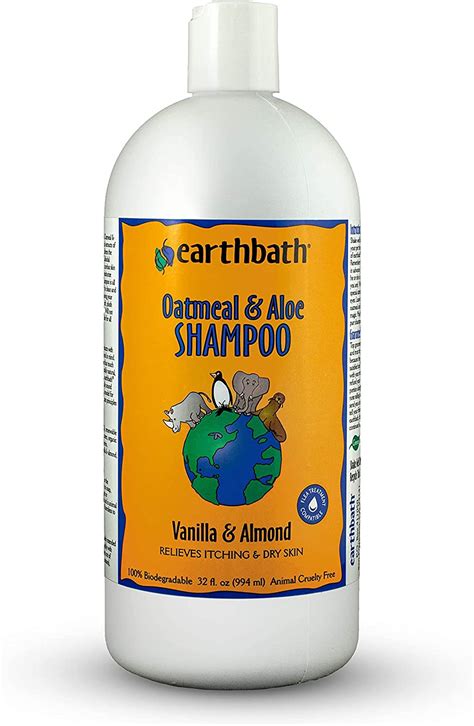 Earthbath Oatmeal And Aloe Pet Shampoo Vanilla And Almond Itchy And Dry