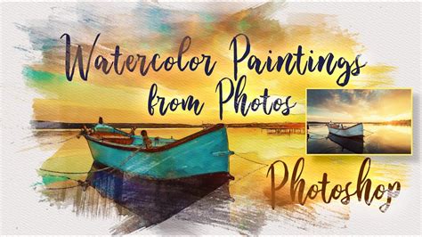 How To Turn Photo Into Watercolor Painting Effect Adobe Photoshop My