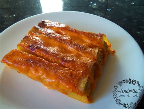 Canelones de marisco Andreíta come de todo