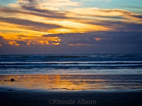 Ninety Mile Beach At Sunset Northland New Zealand