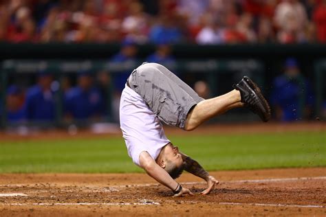 Video Cardinals Fan Runs On Field Somersaults Across Home Plate Sports Illustrated