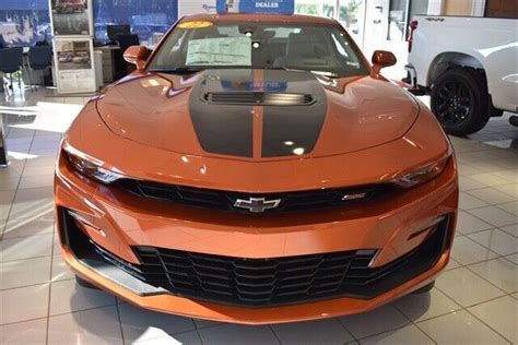 2022 Chevrolet Camaro Ss 0 Miles Vivid Orange Metallic 2d Coupe 62l V8