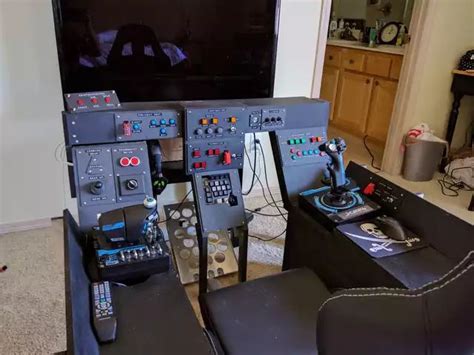 Elite Dangerous Control Panel Mk Ii Custom Consoles Gaming Room