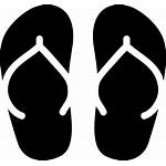 Sandals Icon Flip Flops Clip Icons Svg