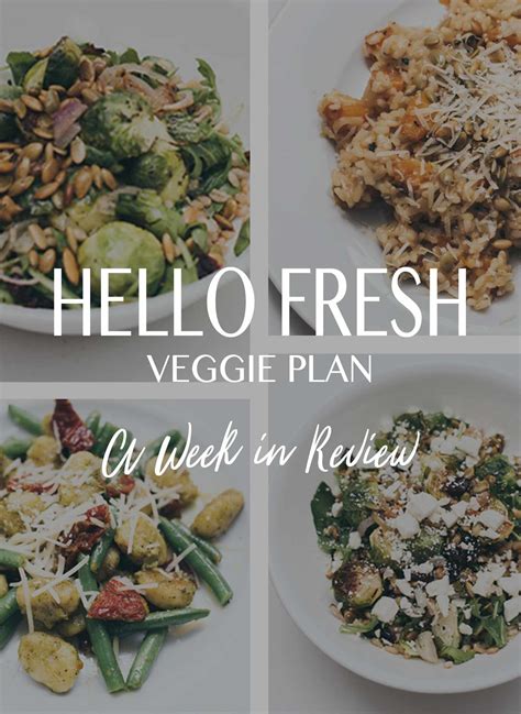 Hellofresh Veggie Meal Plan What I Cooked Up For The Week Veggie Meal
